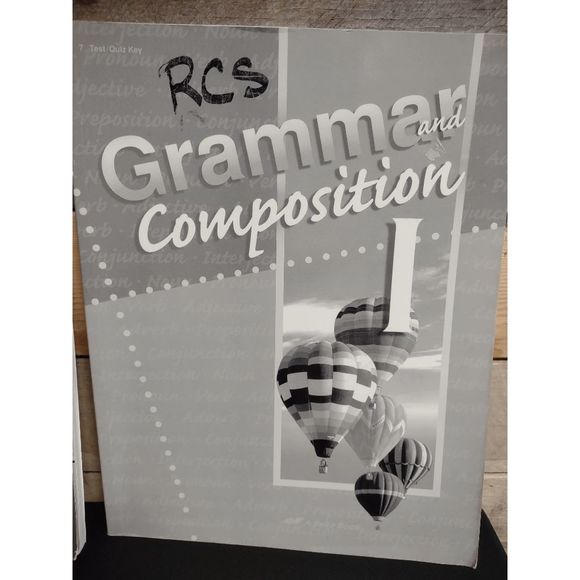 A Beka Book Grammar and Composition I Fourth (4th) Edition Test / Quiz Key - Picture 1 of 1